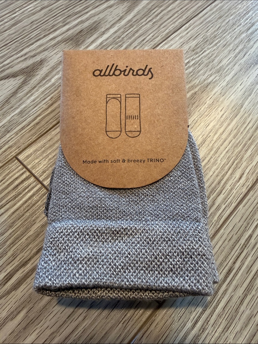 Allbirds Unisex Trino Crew Socks - Light Gray